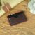 Картхолдер з натуральної шкіри колір Бордо cardholder-11 фото