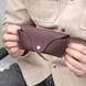 Шкіряний чохол для окулярів з натуральної шкіри колір Бордо Chokhol-011 фото
