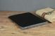 Чехол для MacBook из натуральной замши в сочетании из кожей цвет Черный Mc-014 фото 2