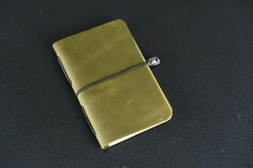 Обкладинка для Field-Notes із натуральної шкіри колір Оливковий Obkladynka-003 фото